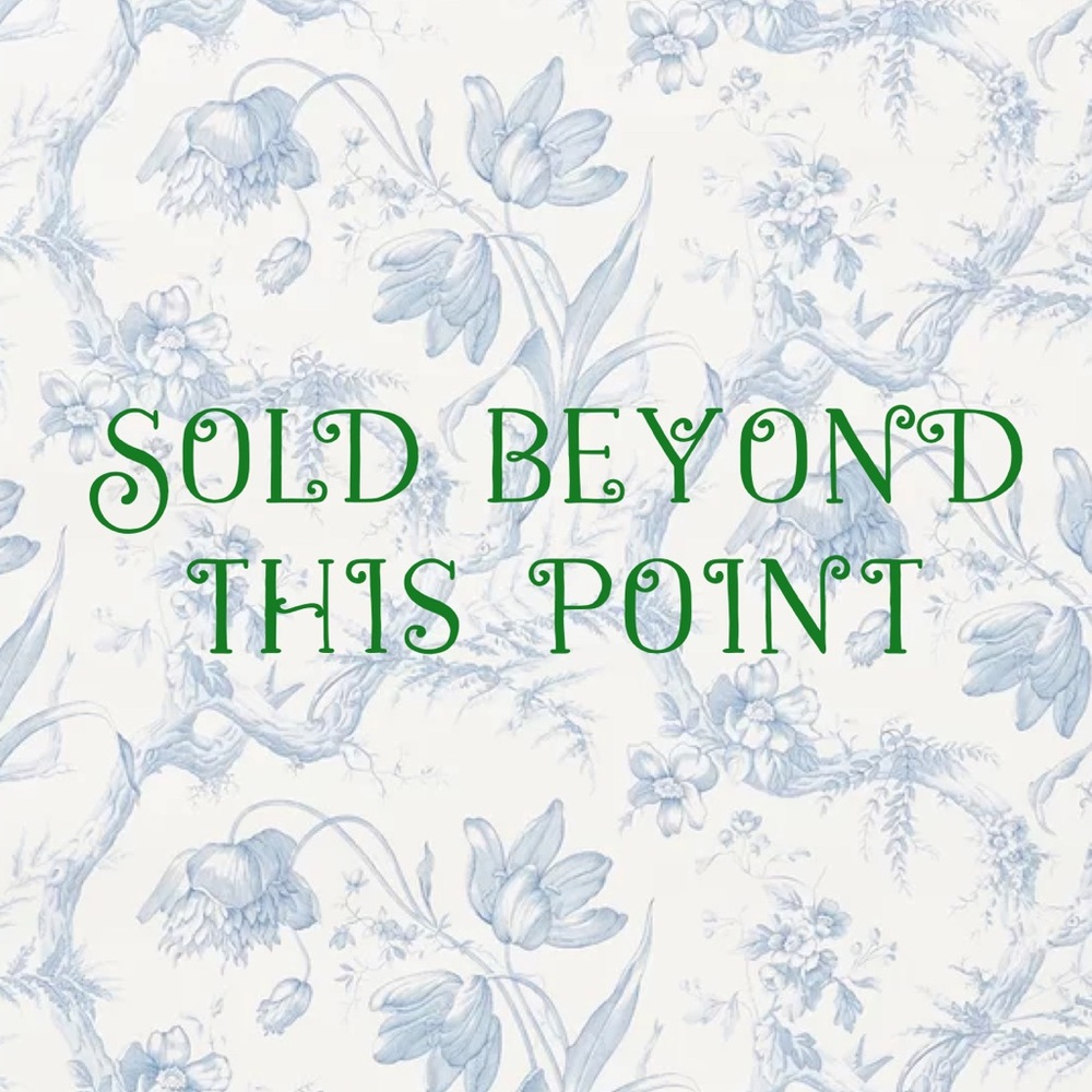 sold beyond this point
